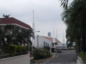 The temple from the MTC.